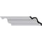Ekena Millwork 4 5/8"H x 3 1/2"P x 5 3/4"F x 94 1/2"L Elsinore Traditional Smooth Crown Moulding MLD04X03X05EL - alternate 1